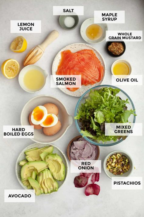 Salmon Salad Recipes Dressing, Smoked Salmon Arugula Salad, Smoked Salmon Recipes Sandwich, Cured Salmon Salad, Smoked Salmon Bowls, Best Salmon Salad Recipe, Best Steak Salad Recipe, Smoked Salmon Salad Dressing, Salmon Tuna Salad