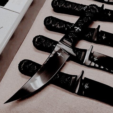 Modern Assassin, Angela Rose, Knife Aesthetic, Inej Ghafa, The Bloodline, The Heist, Pretty Knives, Crooked Kingdom, Leigh Bardugo