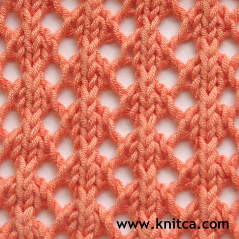 Lace Knitting Stitches, Knitting Blogs, Lace Knitting Patterns, Knit Stitch Patterns, Knitting Charts, Knit Stitch, Knitting Techniques, Easy Knitting, Lace Patterns