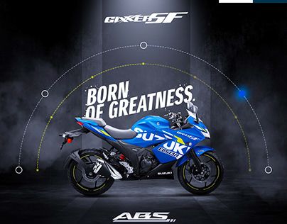 Bike Advertising Design, Motorcycle Social Media Design, Bike Creative Ads, Bike Poster Design, Bike Ads, Franchise Design, Motorcycle Poster, Car Advertising Design, Kawasaki Bikes