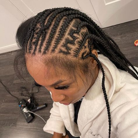 Dess Dior Hairstyles, Dess Dior, Sleek Braided Ponytail, Feed In Braids Hairstyles, Braids Hairstyles Pictures, Braided Cornrow Hairstyles, Braided Hairstyles For Teens, Dyed Natural Hair, Yeah Yeah