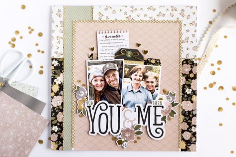 You & Me Simple Stories Scrapbooking, Simple Stories Snap, Scrapbook Design Layout, Diy Anniversary Gift, Diy Anniversary, Something To Remember, Puffy Stickers, Wedding Scrapbook, Simple Stories