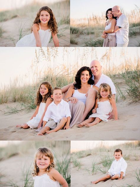 Family Of 5 Beach Photoshoot, Beach Pictures Family, Beach Photoshoot Family, Family Beach Session, Beach Photography Family, Family Beach Portraits, Va Beach, Photoshoot Family, Beach Session