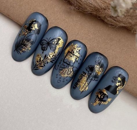 Nail stamping designs