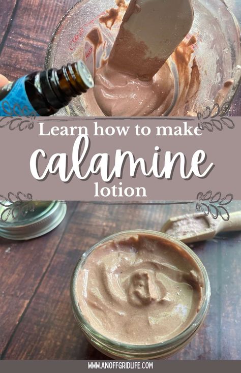 Homemade Calamine Lotion, Calamine Lotion, Herbal Medicine Recipes, Herbal Remedies Recipes, Salve Recipes, Homemade Lotion, Herbal Recipes, Natural Healing Remedies, Ingredient List