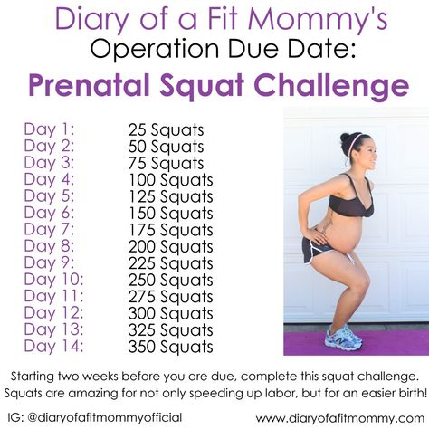 Diary of a Fit Mommy | How to Speed Up Labor: Do Squats During Pregancy! | http://diaryofafitmommy.com Lower Body Muscles, Belly Dancing Classes, Baby Workout, Exercise After Pregnancy, Prenatal Workout, Squat Challenge, Mommy Workout, Mang Thai, Pregnancy Health