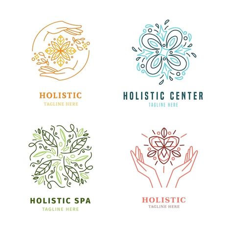 Mandala Logo Design, Photoshop Illustration Tutorial, Holistic Spa, Mandala Logo, Holistic Center, Yoga Logo, Hand Logo, Natural Logo, Elegant Logo