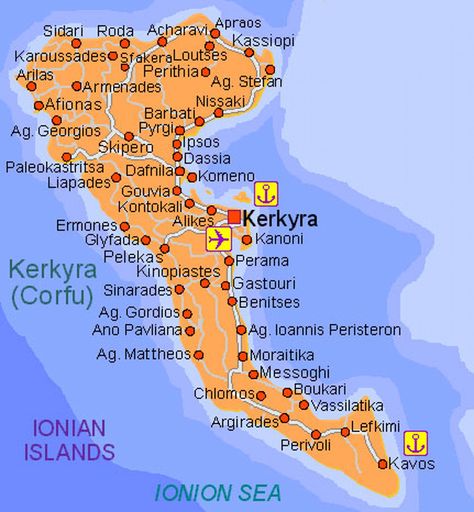 Cultural Sightseeing in Corfu | itinari Corfu Map, Greece Travel Outfits, Corfu Beaches, Greece Bucket List, Greece Map, Corfu Island, Corfu Greece, Travel Wishlist, Moon Decor