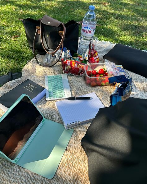 Picnic 🧺 and bible study ✝️💜 Bible Study Picnic, Study Picnic, Bible Study Date, Study Date, Bible Study, Bible, Jesus, Key, On Instagram