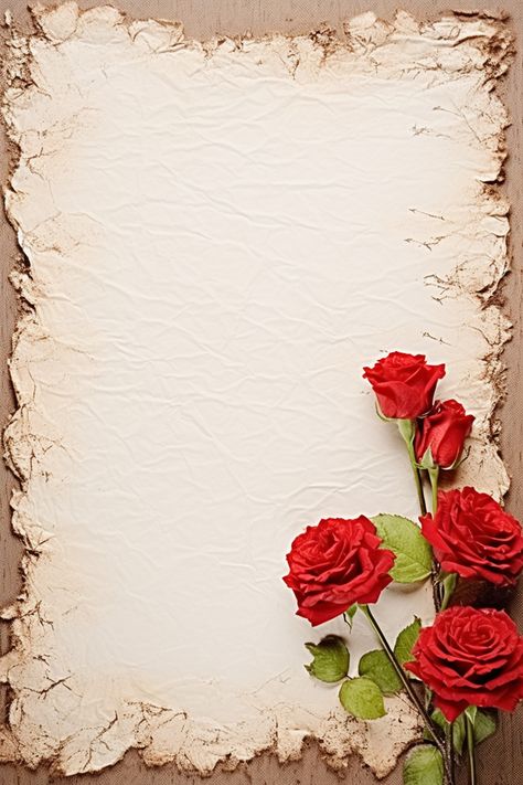 Most Beautiful Flowers In The World, Rose Background Wallpapers, Lucky Background, Red Flower Background, Flower Border Design, Red Roses Background, Lovely Background, Rose Border, Rose Flower Photos