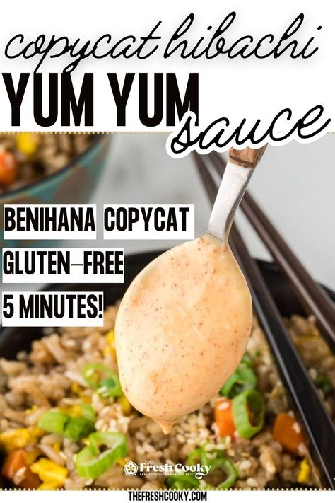 Upgrade your condiment game with this easy-to-make yum yum sauce recipe. Perfect for dipping, drizzling, or adding a little zing to any dish. Recipe via @thefreshcooky #yumyumsauce #benihana #asiansauce Benihana Yum Yum Sauce Recipe, Hibachi Sauce Recipe, Best Yum Yum Sauce, Easy Yum Yum Sauce, Homemade Hibachi, Yum Sauce Recipe, Yum Yum Sauce Recipe, Hibachi Sauce, Korean Fried Chicken Recipe