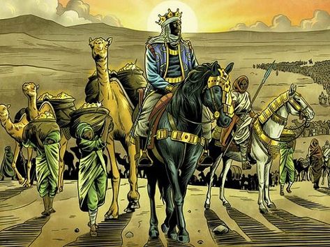 The 14th century King of Mali was so rich that his wealth cannot be estimated even by modern standards! Medieval Africa, Ashanti Empire, Mansa Musa, Songhai Empire, African Empires, Goal Settings, Ancient Kings, Islamic History, Before The Fall