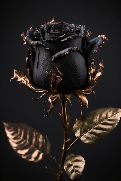 Black Flowers Wallpaper, Fun Wallpapers, Black Roses Wallpaper, Black And Gold Aesthetic, Gothic Flowers, Gold Items, Gothic Rose, Nice Photos, Dark Flowers