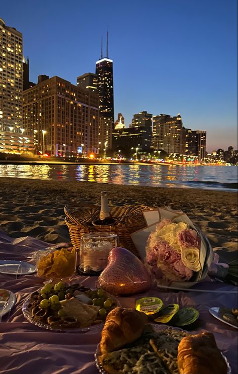 Aesthetic  picnic at the beach
Picnic with flowers
Pink themed picnic 
Cute picnic ideas Chicago Beach Aesthetic, Chicago Aesthetic Summer, City Beach Aesthetic, Chicago Summer Aesthetic, Beach City Aesthetic, Apartment Chicago, Picnic At The Beach, Chicago Living, Chicago Beach