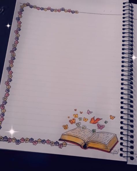 Page Decoration Border Drawing, Project Design Ideas School Borders, Notebook Decoration Ideas Pages, Project Borders Design Creative, Border Designs For Projects In School, File Front Page Decoration, Notebook Front Page Ideas, Colorful Borders Design For Project, Front Page Decoration Ideas For Project