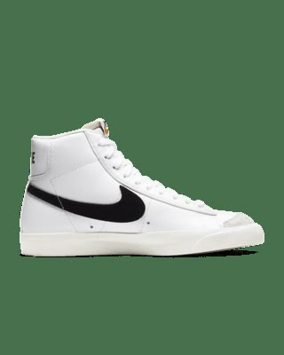 Styled for the ‘70s. Loved in the ‘80s. Classic in the ‘90s. Ready for the future. The Nike Blazer Mid ’77 delivers a timeless design that’s easy to wear. Its unbelievably crisp leather upper breaks in beautifully and pairs with bold retro branding and luscious suede accents for a premium feel. Exposed foam on the tongue and a special midsole finish make it look like you’ve just pulled them from the history books. Go ahead, perfect your outfit. Shown: White/Sail/Peach/Black Style: CZ1055-100 Nike Blazera, Mid Blazer 77 Outfit, Blazer 77 Outfit, Nike 77 Blazer, Christmas Shuffle, Mid 77 Blazer, Nike Mid 77, Mid Blazer 77, Nike 77