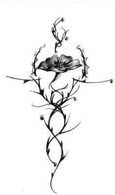 Kushiel's Dart Tattoo, Briar Tattoo, Briar Rose Tattoo, Kushiels Dart, Literary Tattoos, So Far So Good, Art Sketches Doodles, Fantasy Design, A Muse