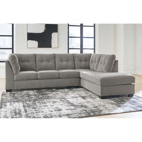 Signature Design by Ashley Lanelly 2-Piece Sectional with Chaise | Value City Furniture Downstairs Living Room, Sectional With Chaise, Value City Furniture, Big Lots, City Furniture, Family Game, Chenille Fabric, Family Game Night, Ashley Furniture