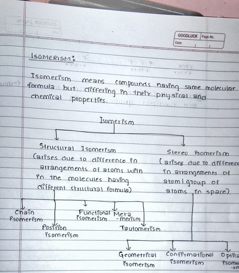 #isomerism #motivation #study #chemistry #neet #jee #chainisomerism #structuralisomerism #stereoisomerism Isomerism Chemistry, Isomerism Notes, Gcse Chemistry Revision, Chemistry Revision, Organic Chem, Gcse Chemistry, Chemistry Study Guide, Study Chemistry, Study Aesthetics