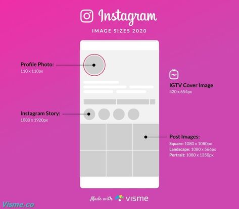 Instagram Sizes Infographic Template Visme Avatar Instagram, Best Facebook Profile Picture, Images For Facebook Profile, Facebook Poster, Twitter Cards, Social Media List, Facebook Profile Photo, Instagram Profile Pic, Photos For Facebook