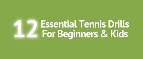 12 Essential Tennis Drills for Beginners Tennis Rules, How To Play Tennis, Tennis Camp, Tennis Serve, Tennis Drills, Tennis Party, Tennis Equipment, Kids Tennis, Tennis Tips