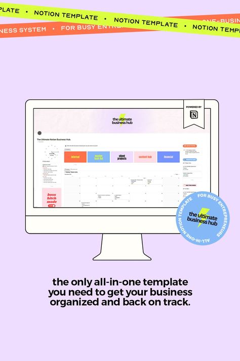 Get organized with The Ultimate Business Hub Notion template and share the magic of your work process with your clients. You can streamline your creative work process – while keeping your personal and professional goals in check. With this template, you’ll take back your life from the grips of disorganization and say “yes” instead of being too busy for anything! Notion Business, Notion Ideas, Etsy Planner, Business Hub, Notion Templates, Professional Goals, Notion Template, Task Management, Student Planner