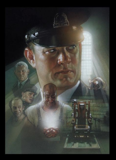 Drew Struzan John Coffey, The Green Mile, Bonnie Hunt, Little Dorrit, Stephen King Books, Bon Film, Movies Worth Watching, Film Horror, Septième Art