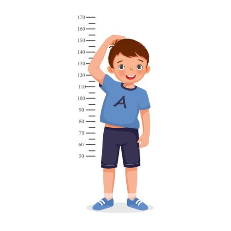 Cute Little boy measuring height of his growth on the background of wall Measuring Height, Sketchbook Doodles, Poster Images, A Glass Of Milk, Height Growth, Kids Illustration, Tall Boy, Kids Planner, Tall Boys