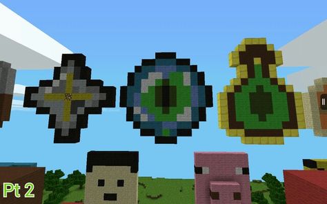 Some of my pixel art Part 2 (Nether Star, Eye of Ender, and Bottle o' Enchanting) Eye Of Ender Pixel Art, Eye Of Ender, Minecraft Pocket Edition, Easy Pixel Art, Minecraft Pixel Art, Pocket Edition, Pixel Art, Minecraft, Gaming