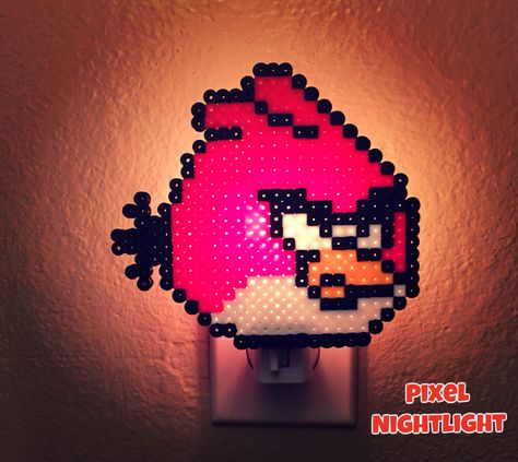 Angry Bird Night Light Easy Perler Bead Patterns, Minecraft Steve, Beads Designs, Angry Bird, Bead Pattern, Perler Beads Designs, Perler Bead Patterns, Perler Bead, Bead Patterns