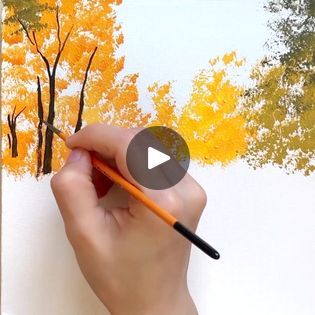 12K views · 615 reactions | Landscape Painting / MAY Art | By Painting Skills | Facebook Autumn Landscape Oil Painting, Foliage Tutorial, Autumn Scenery Painting, Landscape Painting Lesson, May Art, Easy Landscape Paintings, Painting Skills, Russian Painting, Scenery Paintings