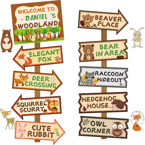 Woodland Party Games, Woodland Animal Party, Forest Ideas, Pet Scrapbook Layouts, Woodland Animals Party, Animal Party Decorations, Primary Activity, Fairytale Theme, Friends Camping