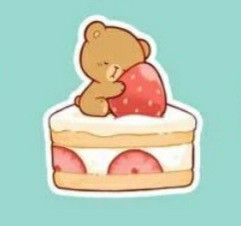 Mocha Milk, Milk Mocha, Mocha Bear, Milk & Mocha, Sticker Template, Strawberry Cake, Mochi, Mocha, Winnie The Pooh