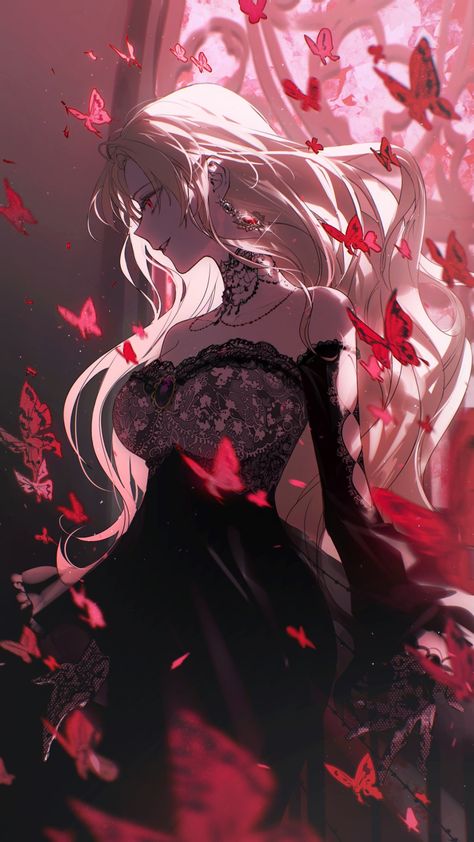 심플한 그림, Gothic Anime, 판타지 아트, Anime Artwork, White Hair, Manga Girl, Fantasy Character Design, 그림 그리기, Anime Character Design