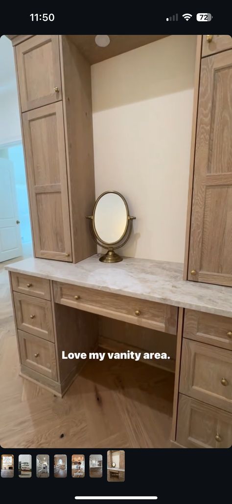 Diy Built In Vanity, Built In Makeup Vanity Ideas, Built In Vanity Ideas, Built In Makeup Vanity In Bathroom, Built In Vanity In Bathroom, Makeup Vanity Built In, Closet Vanity Ideas, Makeup Vanity In Closet, Bathroom Vanity With Makeup Area