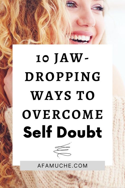 The best self-improvement and personal development articles on how to overcome self-doubt, how to stop self-doubt, how to deal with self-doubt, how to get rid of self-doubt, dealing with self-doubt, things to do for self-improvement, positive ways to change your life, ways to improve yourself Ways To Improve Yourself, Ways To Change Your Life, Doubt Quotes, Counselling Tools, Motivational Podcasts, How To Believe, Practicing Self Love, Break Bad Habits, Self Care Bullet Journal