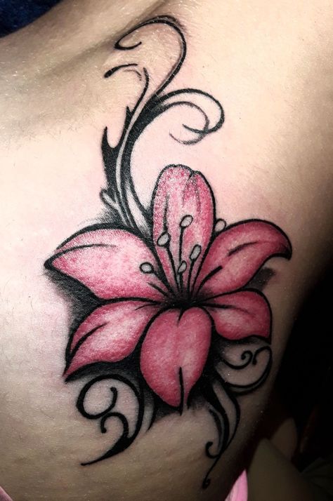 Catalina Flower Tattoo, Cataleya Flower Tattoo, Cataleya Flower, Catalina Flower, Plumeria Flower Tattoos, Tropical Tattoos, Tats Ideas, Tropical Tattoo, Girl Back Tattoos