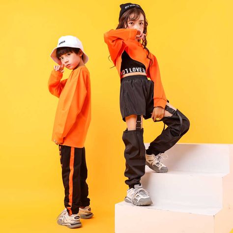 Ropa de chico de Hip Hop para chica, sudadera, camisa, Top, pantalón corto informal con agujeros, traje de baile de salón de Jazz|Salón de baile| - AliExpress Chica Hip Hop, Crop Tops For Kids, Hip Hop Girl, Pose Study, Dance Costumes Ballroom, Costume Clothes, Kid Life, Hip Hop Clothing, Kids Jogger