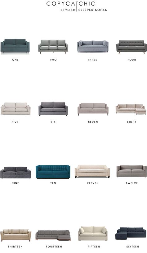 sleeper sofa look for less, copycatchic luxe living for less, budget home decor and design, daily finds, home trends, sales, budget travel and room redos Office Sofa Design, Interior Render, Trendy Sofas, Budget Home Decor, Urban Shop, Black Rooms, Sofa Bed Design, Modern Sofa Designs, Sleeper Sofas