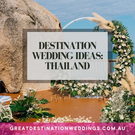 Thailand Destination Wedding, Thailand Wedding Venues, Cheap Destination Wedding, Underwater Wedding, Thailand Wedding, Dream Destination Wedding, Destination Wedding Locations, Destination Wedding Planning, Destination Wedding Venues