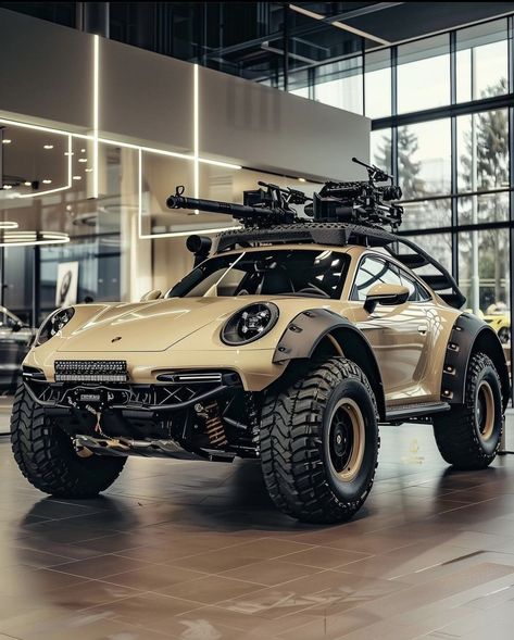 Sci Fi Truck, Porsche Offroad, Fantasy Vehicles, Van Conversion Interior, Dream Cars Jeep, Cool Car Pictures, Cool New Gadgets, Love Car, Armored Vehicles