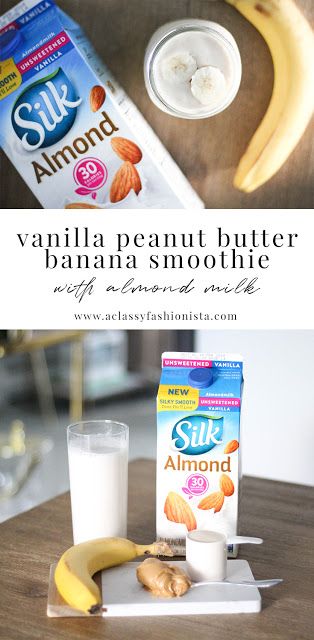 Almond Milk Peanut Butter Smoothie, Protein Shake Recipes With Almond Milk, Almond Milk Juice Recipes, Almond Milk Shake Recipes, Almond Milk Protein Smoothie, Smoothie Recipes With Almond Milk, Vanilla Almond Milk Smoothie, Banana Smoothie With Almond Milk, Ww Smoothies