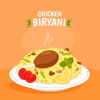 Indian Food Images | Free Vectors, Stock Photos & PSD Biryani Drawing, Biryani Illustration, Indian Food Images, Chicken Biryani, Restaurant Menu Design, Food Images, Vector Hand, Free Vectors, Biryani