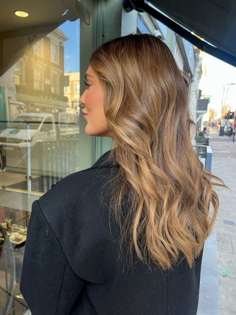 Hair Wishlist, Golden Highlights Brown Hair, Light Golden Brown Hair, Honey Brown Hair Color, Cabelo Ombre Hair, Light Brunette Hair, Golden Brown Hair Color, Rambut Brunette, Honey Brown Hair