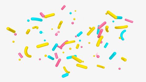 Premium Photo | Sprinkles on white background 3d illustration Sprinkle Png, Background 3d, Gold Birthday, Birthday Background, 3d Illustration, Premium Photo, Free Png, Image Illustration, Sprinkles