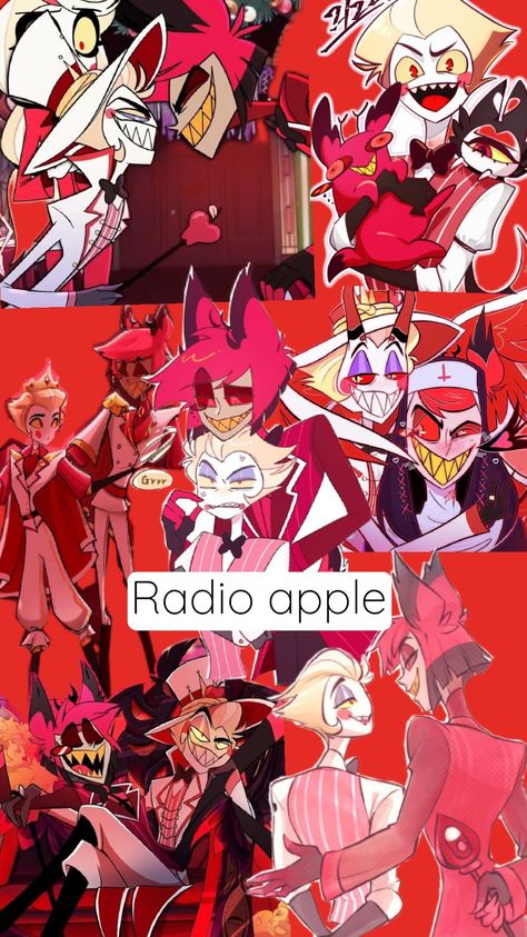 #Radioapple #alastorxlucifer #lucifer #alastor Alastor And Lucifer Wallpaper, Radioapple Wallpaper, Radio Apple, Alastor Hazbin Hotel, Lucifer Morningstar, Dark Phone Wallpapers, Harbin, Morning Star, Apple Wallpaper