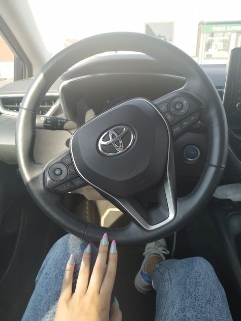 Car, Toyota, drive, driving, car photos Toyota Corolla 2015, Dip Nail Powder, Diy Salon, Corolla Le, Yellow Nail, Dip Nail, Nail Dip Powder, Black And White Picture Wall, Manicure Diy