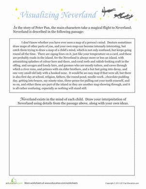 Fifth Grade Literary Analysis Worksheets: Drawing Neverland Fifth Grade Worksheets, Expeditionary Learning, Children In Africa, Disney Classroom, Peter The Great, Literary Analysis, Mind's Eye, Fifth Grade, Summer School