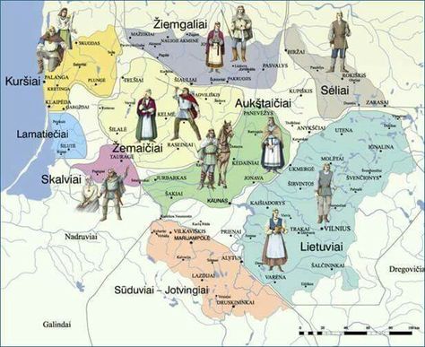 Ethnographic regions of Lithuania Lithuanian Ancestry, Historical Armor, Baltic States, Old World Maps, Family Roots, Arte Fantasy, Historical Maps, My Heritage, Military Art