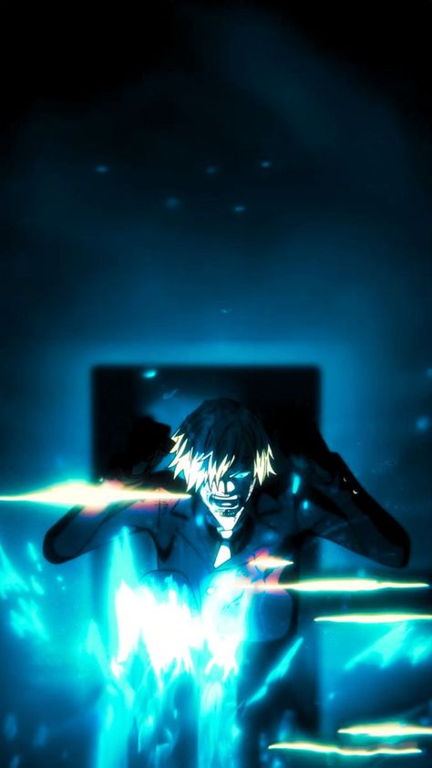 Sanji’s New Blue Flame Kicks One Piece Sanji Blue Flame Wallpaper, Sanji Iphone Wallpaper, One Piece Sanji Wallpapers, Sanji Wallpaper, One Piece Wallpaper, Sanji Vinsmoke, Anime Phone, Blue Flame, Beginner Workout